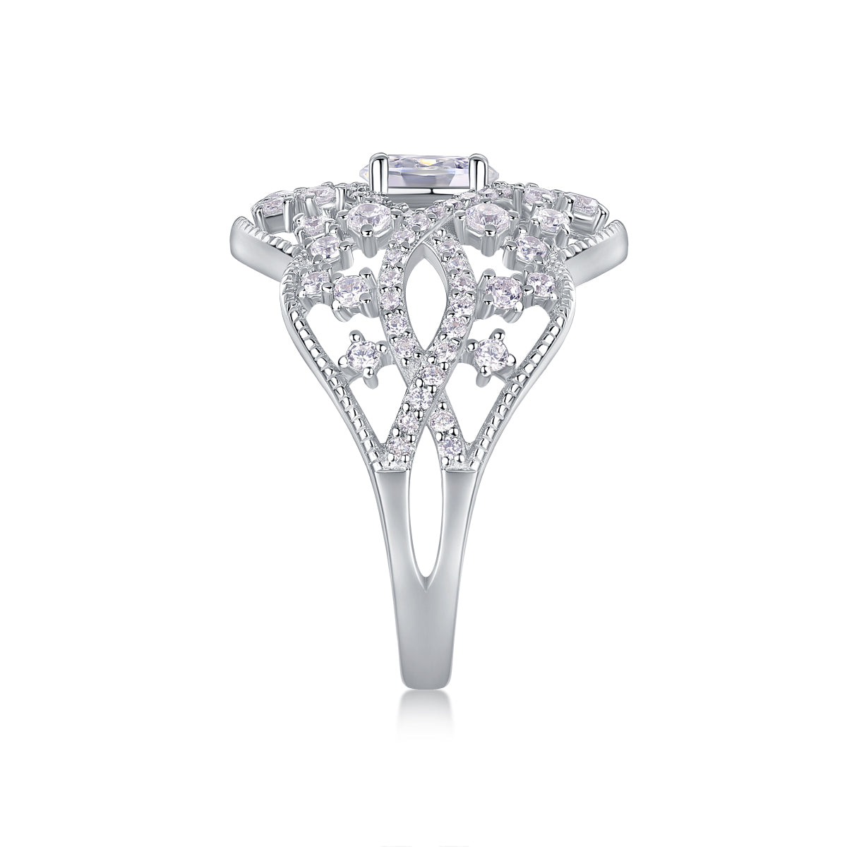 Dazzling Oval Cut Symphony Ring - Stellaradorn