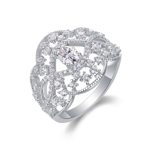 Dazzling Oval Cut Symphony Ring - Stellaradorn