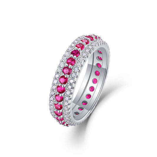 Passionate Ruby Eternity Ring