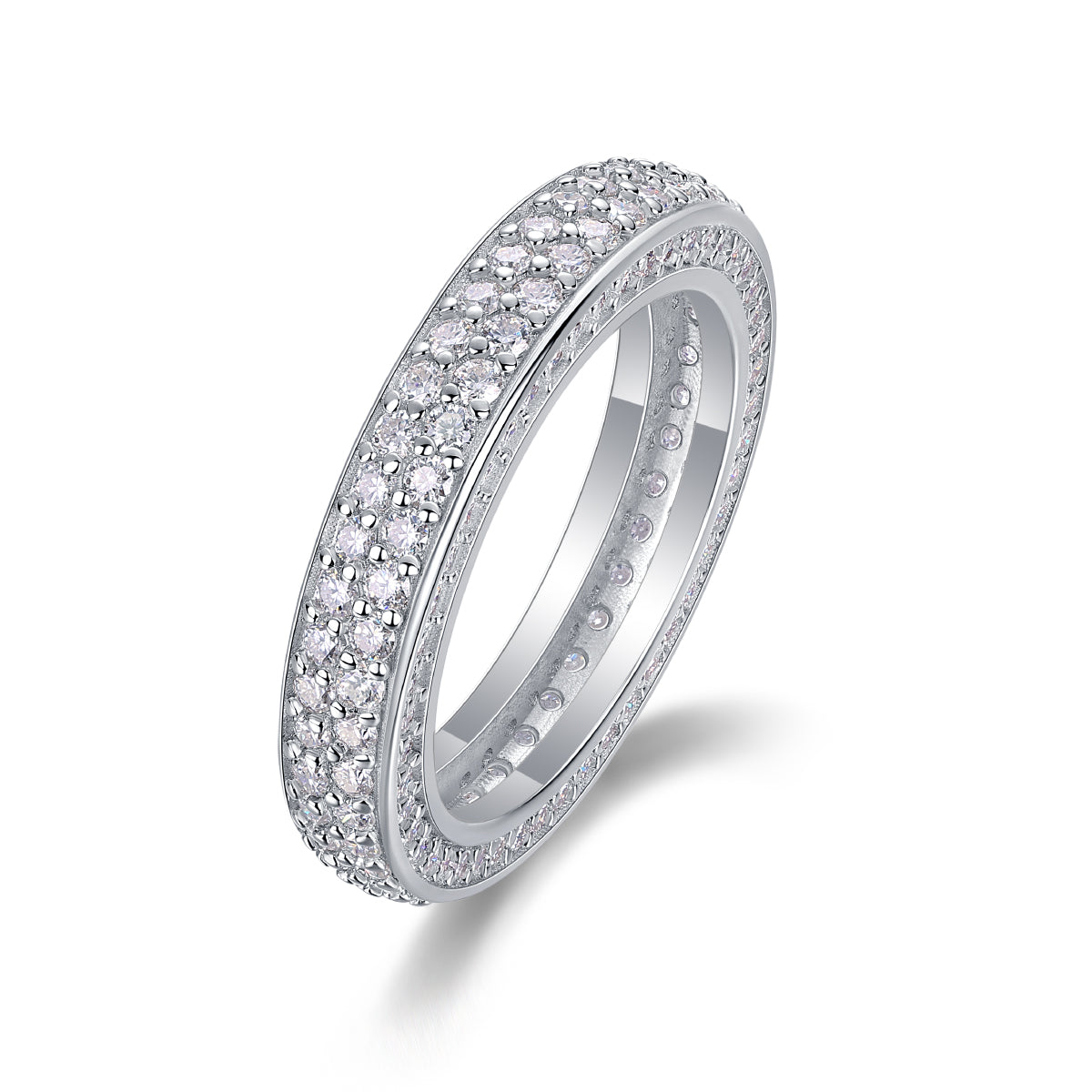 Classic Pave Eternity Band Stacking Ring