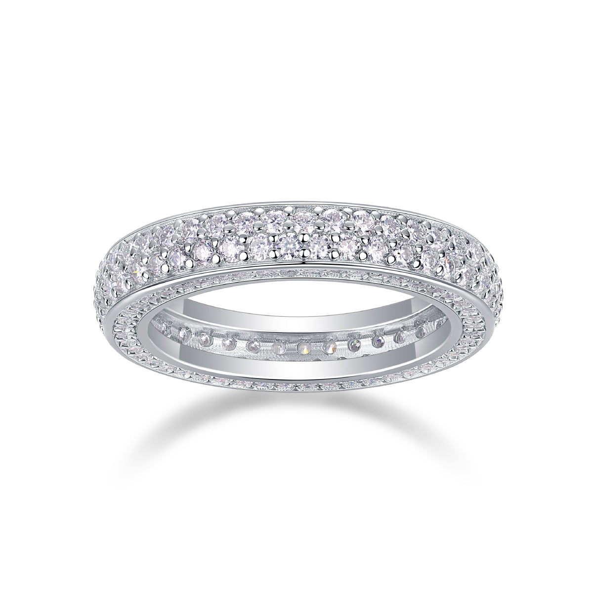 Classic Pave Eternity Band Stacking Ring