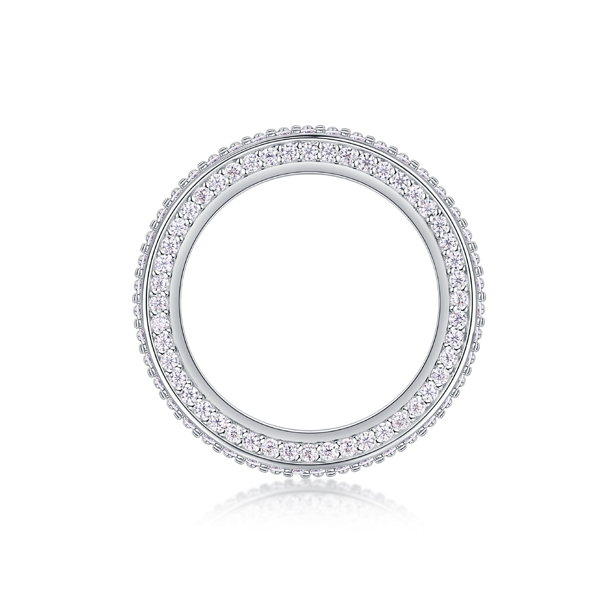 Classic Pave Eternity Band Stacking Ring