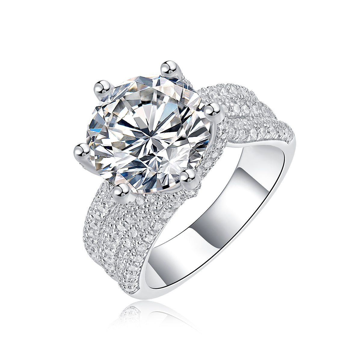 Solitaire Princess-Cut Ring