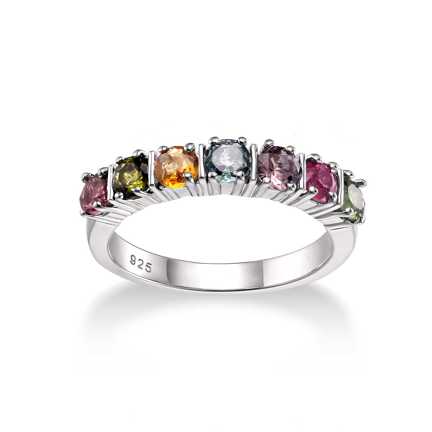 Minimal Tourmaline Stacking Ring - Stellaradorn