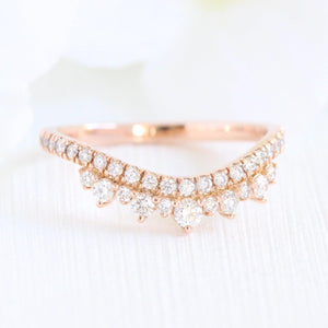 Grace’s Crown | Pear Lab Diamond Solitaire Bridal Set 2pcs.