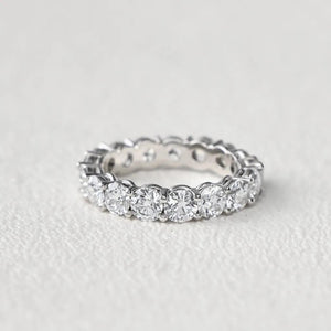The Encircled Light | Round Cut Full Eternity Ring.