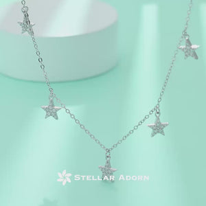 Sparkle Starry Love Station Necklace