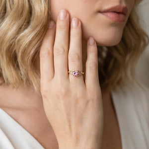 Rosetta‘s Vault | Rose Quartz Engagement Ring