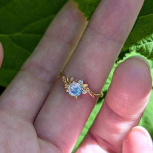Sylvan Dream | Moonstone Vine Engagement Ring.