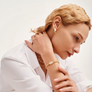 Evil Eye Gold Protection Bracelet - Stellaradorn