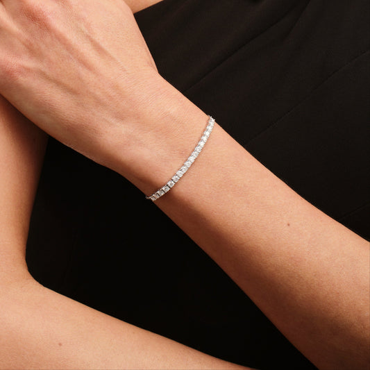 Minimalist Tennis Adjustable Bracelet - Stellaradorn