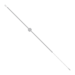 Sparkling Cluster Tennis Bracelet - Stellaradorn