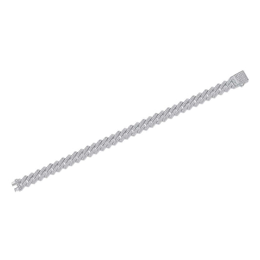 Full Ice-Out Elegant Zigzag Bracelet - Stellaradorn