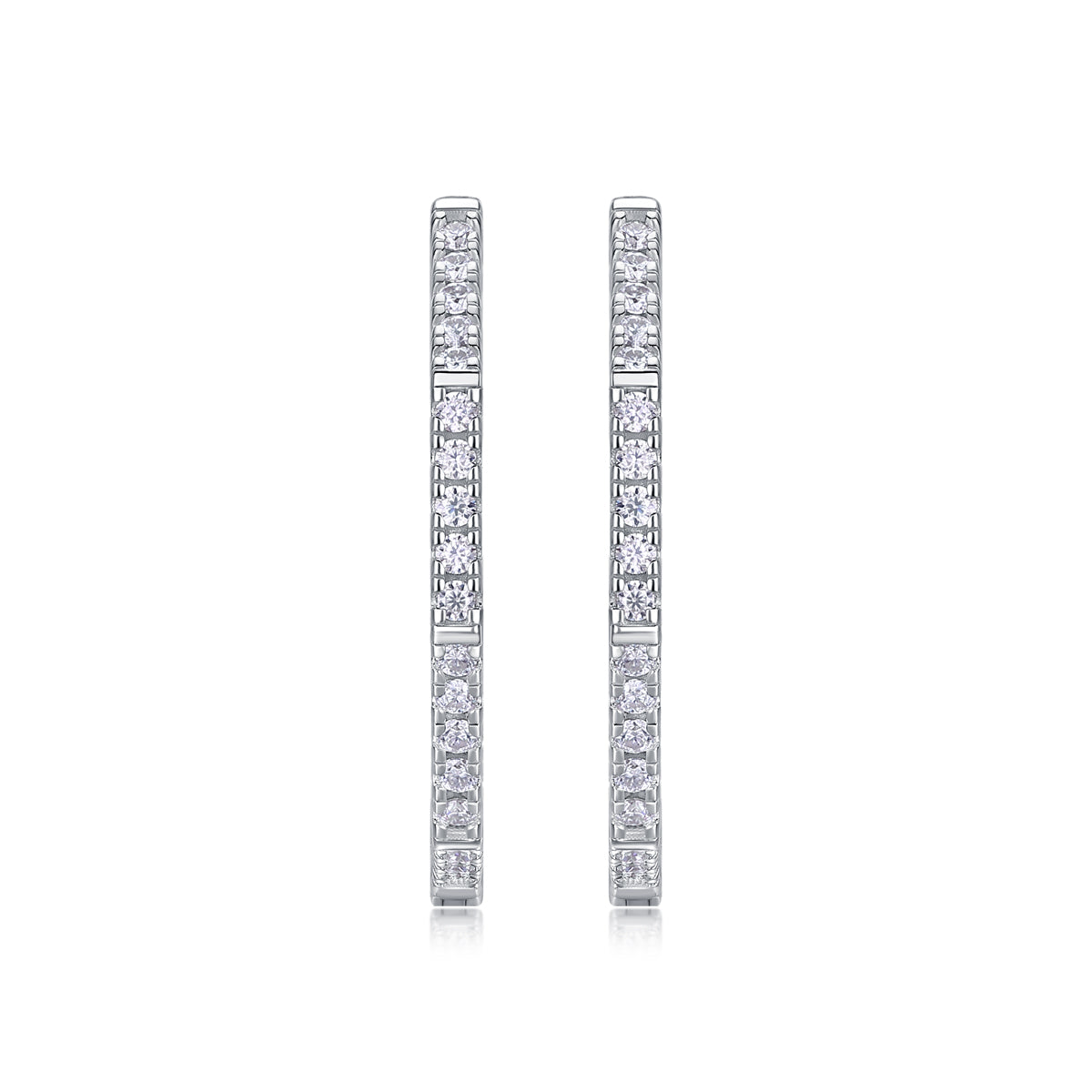 Elegant Geometric Octagon Hoop Huggies Earrings - Stellaradorn