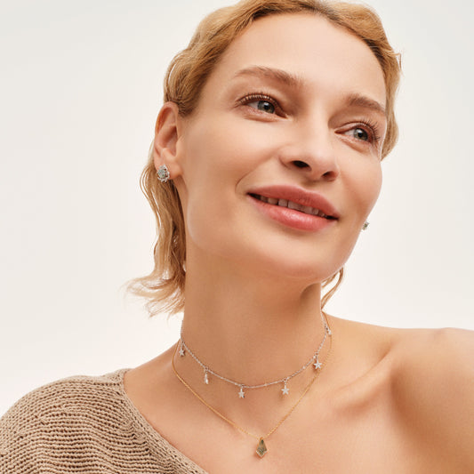 Sparkle Starry Love Station Necklace - Stellaradorn