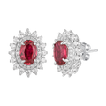  Ruby Stud Earrings