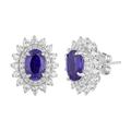  Sapphire Stud Earrings