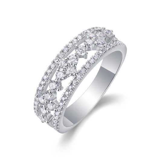 Elegance of Blossoms Diamond Wedding Ring - Stellaradorn