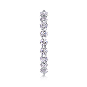 Sparkle Round-cut Eternity Stacking Ring - Stellaradorn
