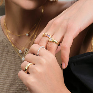 Sparkle Round-cut Eternity Stacking Ring - Stellaradorn