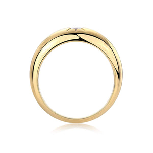 Antique Sunny Solitaire Chunky Ring - Stellaradorn