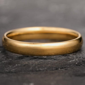 The Minimalist Pair – Classic & Leaf Designs in Polished Wedding Bands.