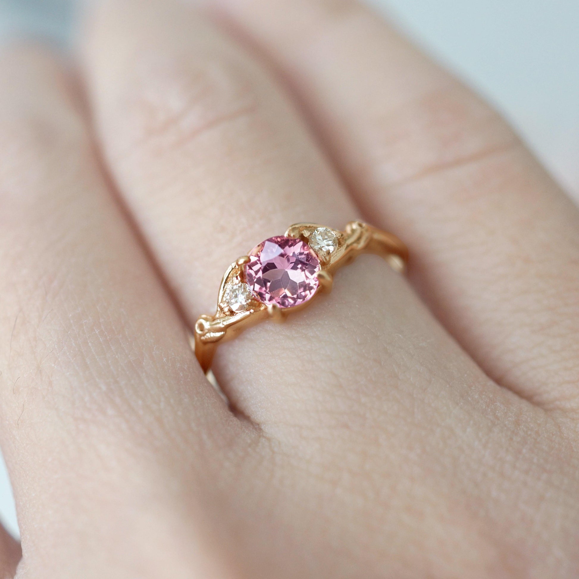 Rosetta‘s Vault | Rose Quartz Engagement Ring.